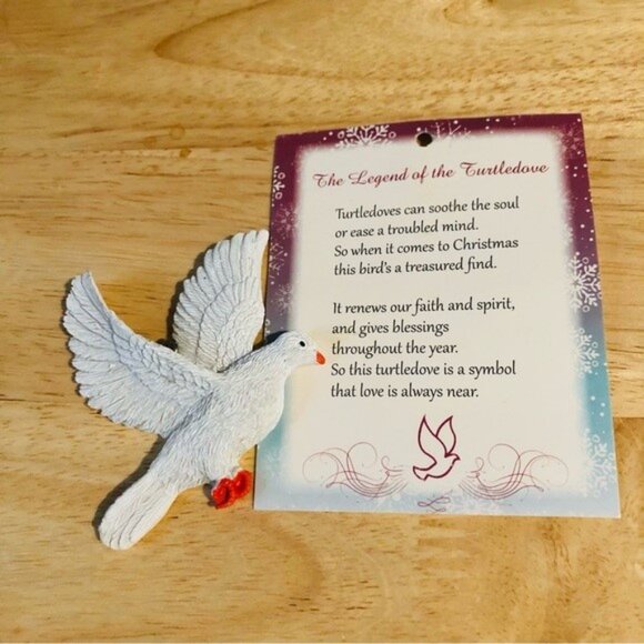 Legend of the Turtle Dove Christmas Ornaments Set - Picture 8 of 10